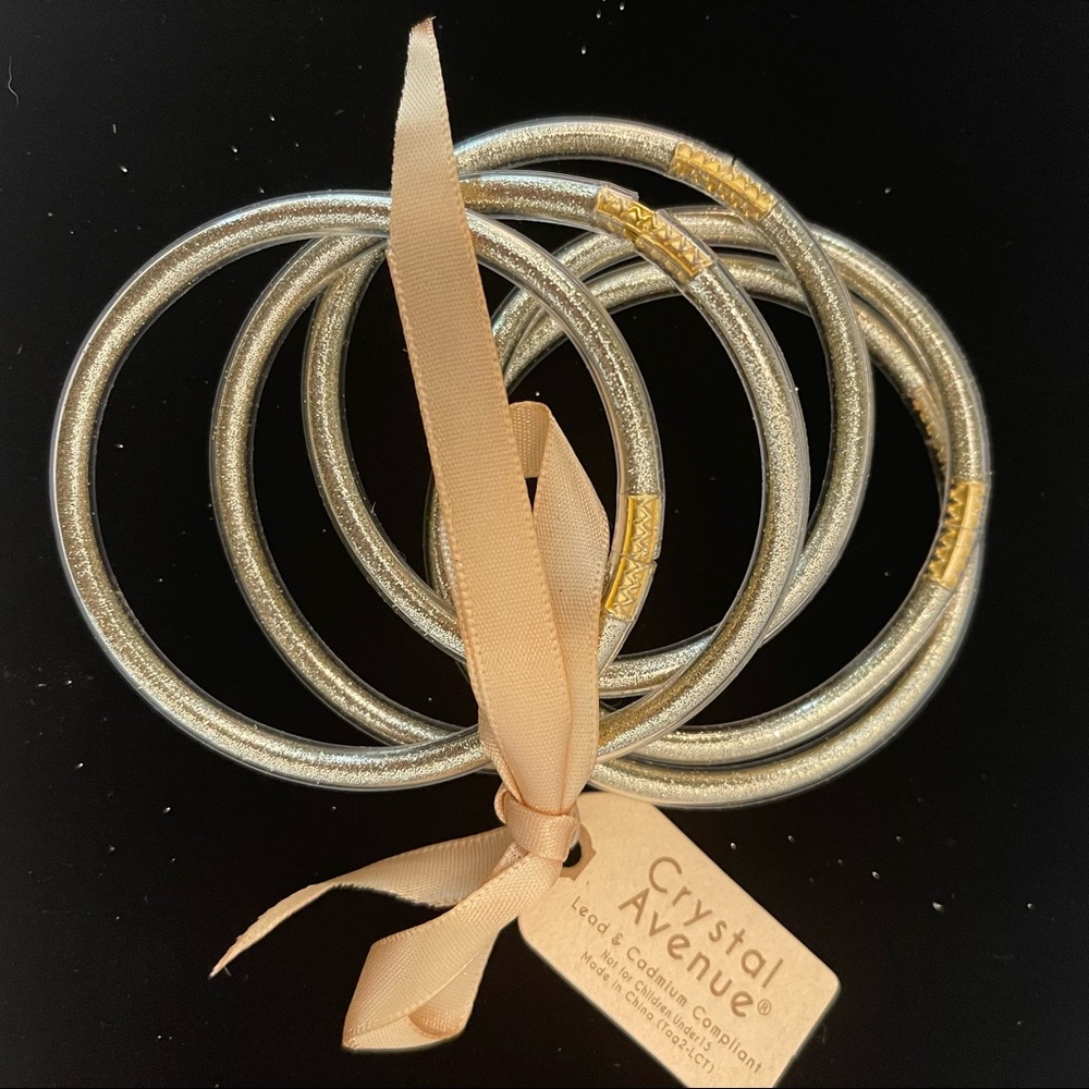 Jelly Bracelet Set Gold